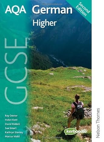 aqa gcse german  higher by various paperback 1st edition unknown author b00hrepmaa