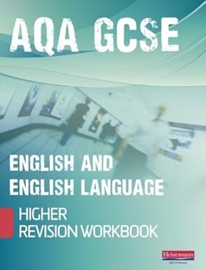 revise gcse aqa english/language workbook higher by menon esther paperback 1st edition esther menon b00iib3i1g