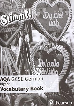 stimmt aqa gcse german higher vocab book pack 1st edition p pearson 1292133430, 978-1292133430