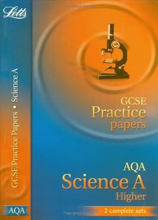 gcse practice papers aqa science higher 1st edition letts educational 1843158094, 978-1843158097