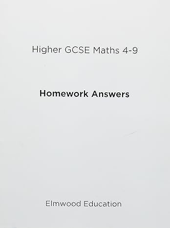 higher gcse maths 4 9 homework answers 1st edition michael white 1906622523, 978-1906622527