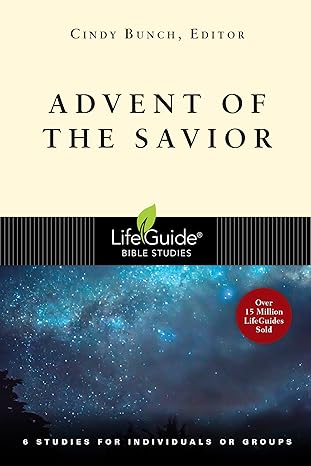 advent of the savior 1st edition cindy bunch 0830831363, 978-0830831364