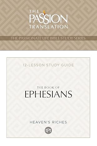 tpt the book of ephesians 12 lesson study guide 1st edition brian simmons 1424563801, 978-1424563807