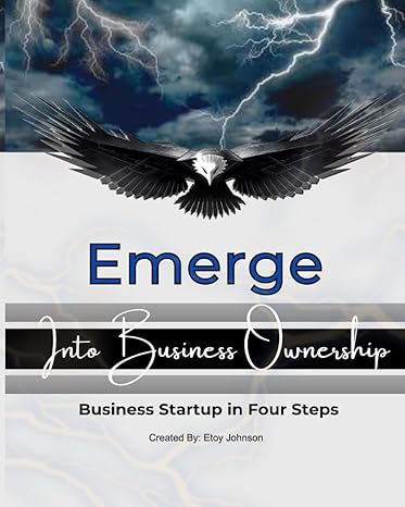 emerge into business ownership business startup in four steps 1st edition etoy johnson b0cxp9tr32