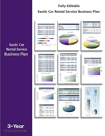 exotic car rental service business plan 1st edition complete bizplans b0cmps6sck, 979-8866619559