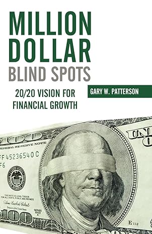 million dollar blind spots 20/20 vision for financial growth 1st edition gary w patterson 0982241577,