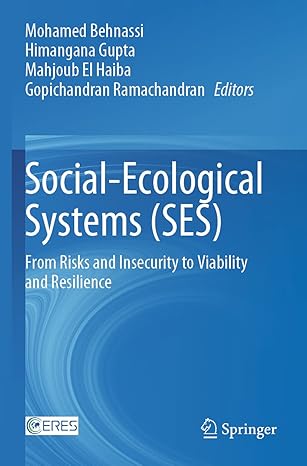 social ecological systems from risks and insecurity to viability and resilience 1st edition mohamed behnassi