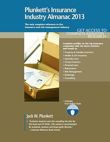 plunketts insurance industry almanac 2013 insurance industry market research statistics trends and leading