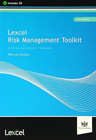 lexcel risk management toolkit 2nd revised edition the law society 1907698639, 978-1907698637