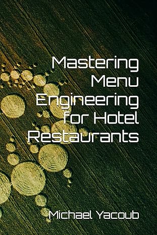 gastronomic success mastering menu engineering for hotel restaurants 1st edition michael yacoub b0cv5n6c99,