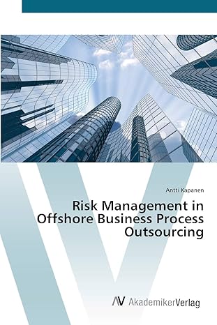 risk management in offshore business process outsourcing 1st edition antti kapanen 3639421957, 978-3639421958