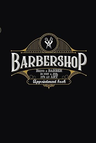 barbershop appointment book vintage being a barber is not a job its an art organize your workday with clients