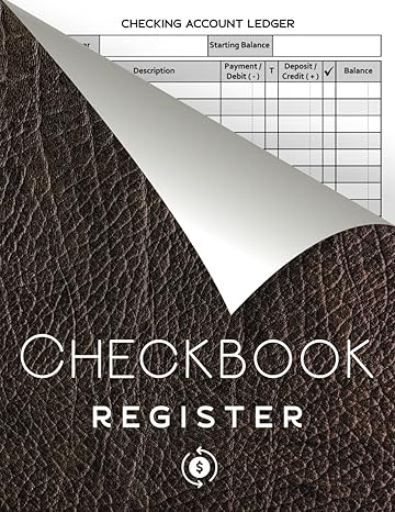 checkbook register track credits debits and balance for small business and home 1st edition elizabeth j hogg