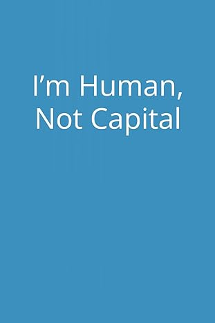 im human not capital 1st edition sharron senter b0cp479tzt