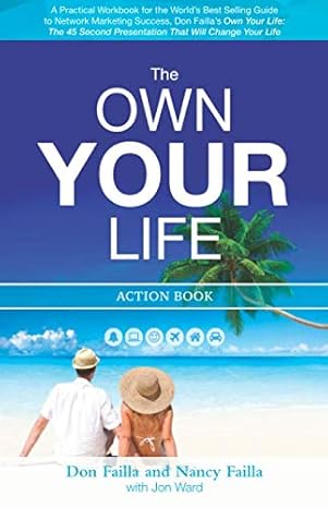 the own your life action book 1st edition don failla ,nancy failla 1671980603, 978-1671980600