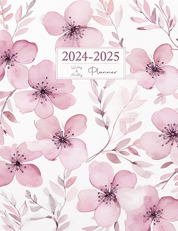 a two year guide to monthly and weekly planning organize your daily activities with holidays featuring a pink