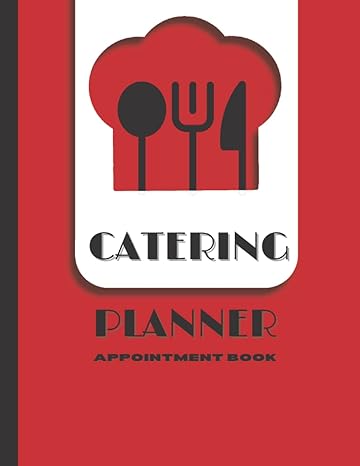 catering appointment book schedule menu and client planner for caterer 1st edition owl productivity planners