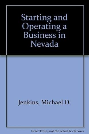 starting and operating a business in nevada 1st edition michael d jenkins ,ernst young ,psi research
