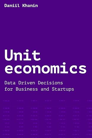 Unit Economics Data Driven Decisions For Business And Startups