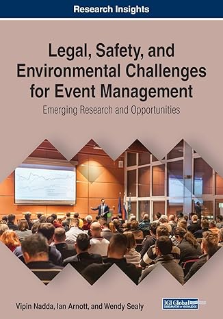 legal safety and environmental challenges for event management emerging research and opportunities 1st