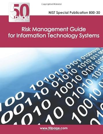 nist special publication 800 30 risk management guide for information technology systems 1st edition nist