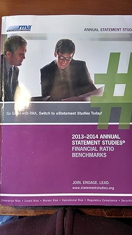 annual statement studies financial ratio benchmarks 2013 2014 1st edition rma 1570703329, 978-1570703324