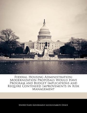 federal housing administration modernization proposals would have program and budget implications and require