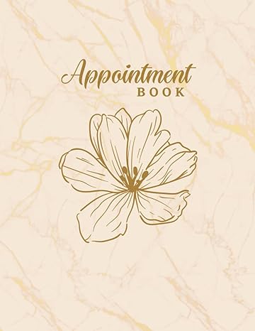 appointment book pink marble 8 column weekly at a glance diary with 15 minute daily scheduling intervals for