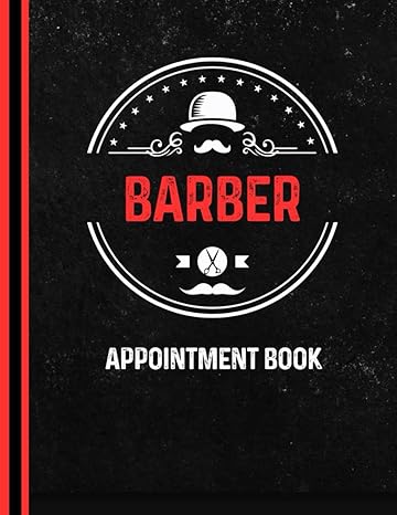 barber appointment book organize manage your barber shop schedule and appointments 1st edition bel hb