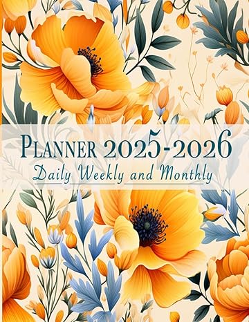 planner 2025 2026 daily weekly and monthly keep up with your schedule and tasks for a longer time you have