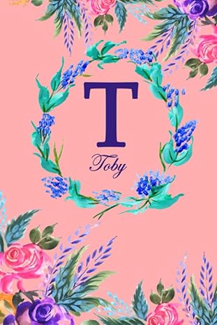 t toby pink floral water colour theme 1st edition nomen clature b0c1jgpnqb