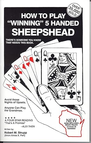 how to play winning 5 handed sheepshead 1st edition r strupp b000jk59aw