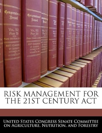 risk management for the 21st century act 1st edition united states congress senate committee 1240603088,