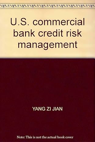 u s commercial bank credit risk management 1st edition yang zi jian 7504934550, 978-7504934550