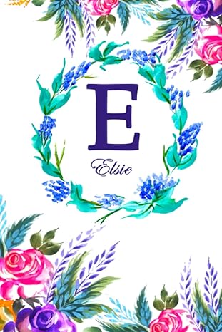 e elsie white floral water colour theme 1st edition nomen clature b0c1jgtsvt