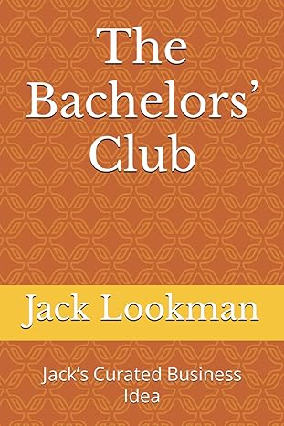 the bachelors club jacks curated business idea 1st edition jack lookman b0cxmwkz7r, 979-8884352148