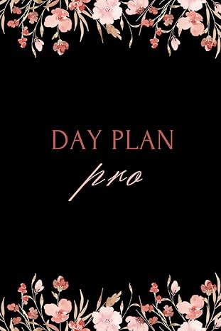 day plan pro elegant womens planner with floral accents planning to do lists daily schedules and notes