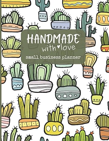 handmade with love small business planner home based craft selling business organiser includes ideas and