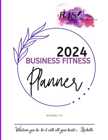 rjs 2024 business fitness planner 1st edition rochelle johnson b0cxpgmx1s