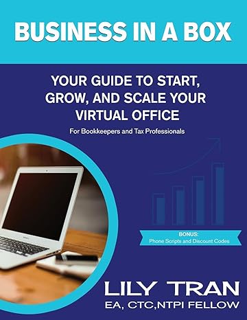 business in a box your guide to start grow and scale your virtual office for bookkeepers and tax