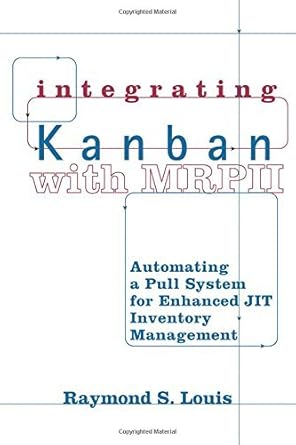 integrating kanban with mrp ii automating a pull system for enhanced jit inventory management 1st edition