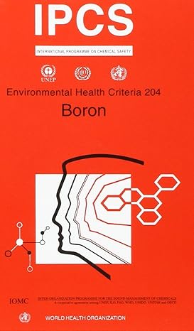 boron 1st edition ipcs 9241572043, 978-9241572040