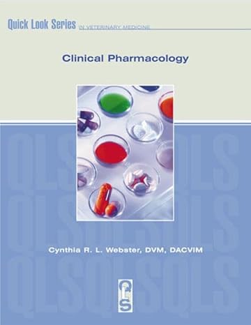 clinical pharmacology 1st edition cynthia webster 1893441377, 978-1893441378