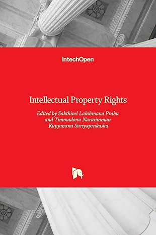 intellectual property rights 1st edition timmadonu narasimman kuppusami suriyaprakashasakthivel lakshmana