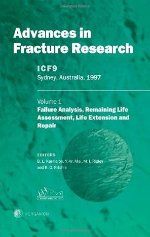 advances in fracture research 1st edition b l karihaloo ,y w mai ,m i ripley ,r o ritchie 0080428207,