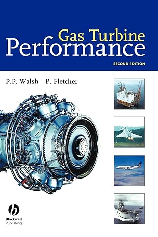 gas turbine performance 2nd edition philip p walsh ,paul fletcher 063206434x, 978-0632064342