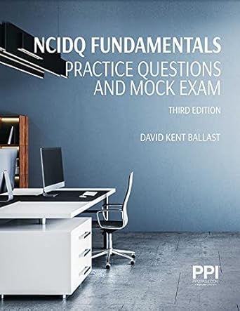 ppi ncidq fundamentals practice questions and mock exam 3rd edition david kent ballast faia ncidq cert #9425