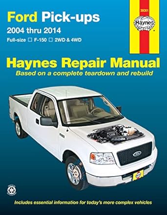 ford petrol pick ups f 150 2wd and 4wd haynes repair manual 1st edition haynes 1620920948, 978-1620920947