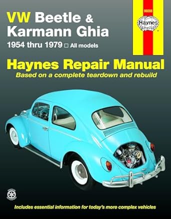 vw beetle and karmann ghia 1954 through 1979 all models 1st edition ken freund ,mike stubblefield ,john h