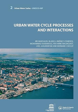 urban water cycle processes and interactions urban water series unesco ihp 1st edition jiri marsalek ,blanca